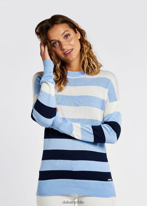 ropa cl Dubarry mujer suéter aranmore con cuello redondo cielo claro 4826BV147 ropa cl Dubarry mujer suéter aranmore con cuello redondo cielo claro 4826BV147