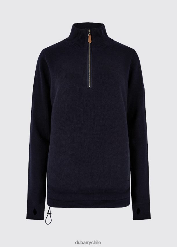 ropa cl Dubarry mujer suéter morrisey con cremallera en el cuello Armada 4826BV221