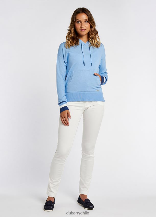 ropa cl Dubarry mujer sudadera con capucha burncourt cielo claro 4826BV160