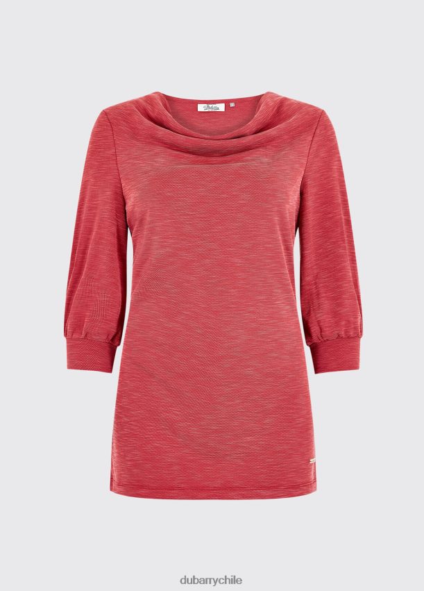 ropa cl Dubarry mujer parte superior de ballymote rojo rubí 4826BV826