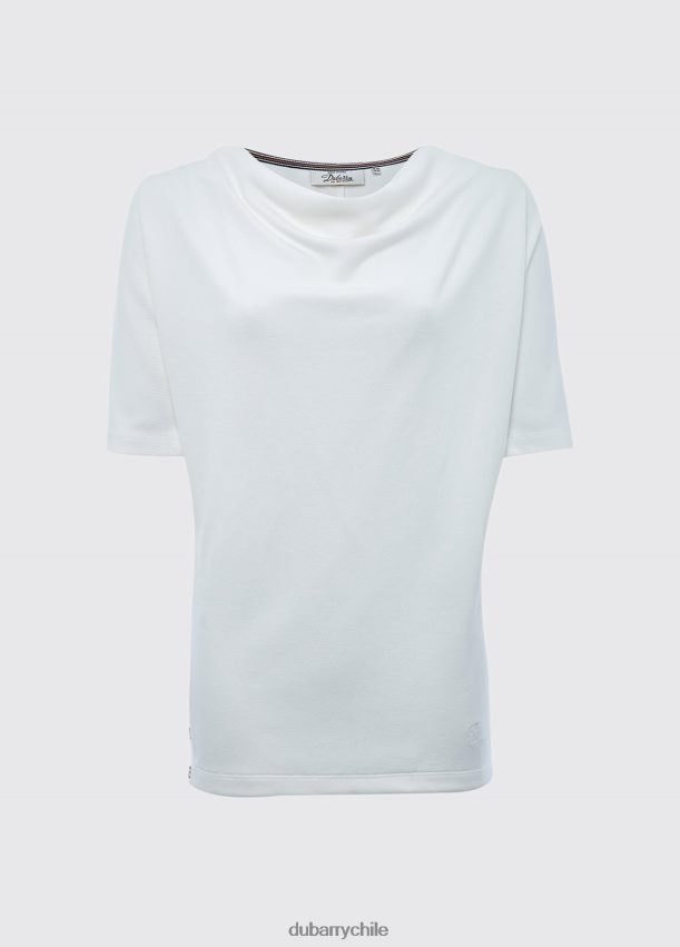 ropa cl Dubarry mujer top con cuello vuelto de Fermoyle blanco 4826BV646