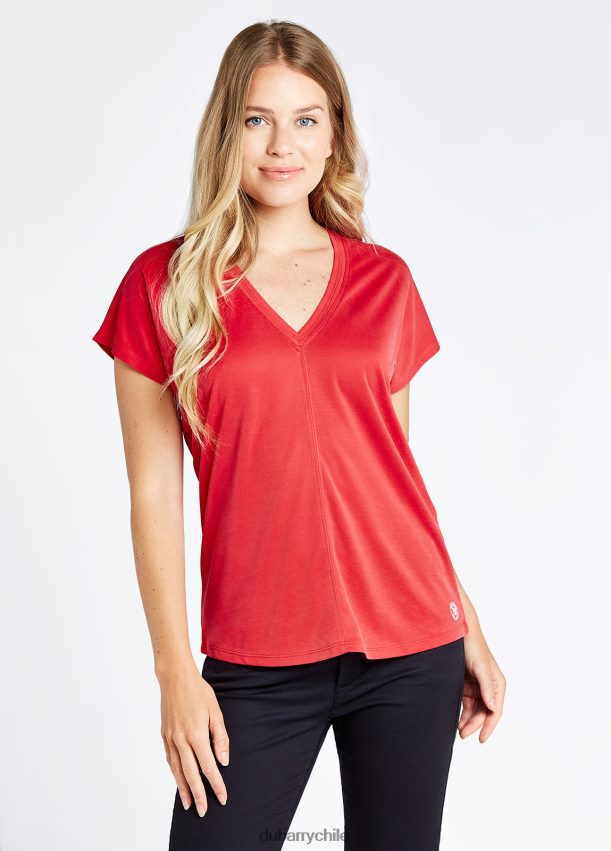ropa cl Dubarry mujer top laragh con cuello en v cardenal 4826BV648