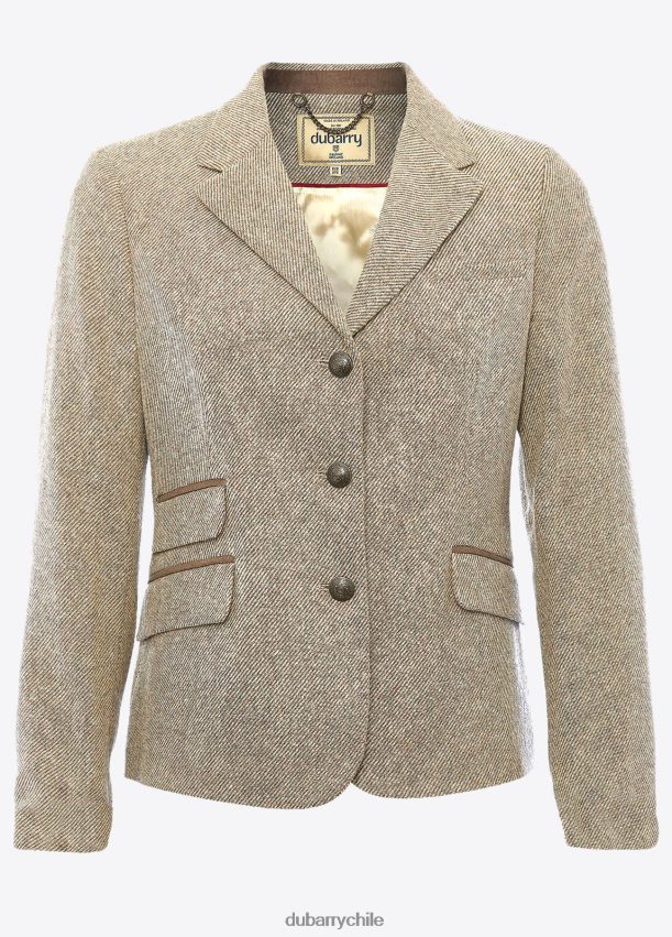 ropa cl Dubarry mujer chaqueta de tweed botón de oro sable 4826BV550