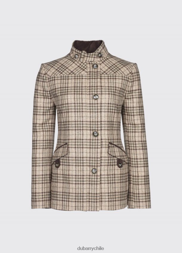 ropa cl Dubarry mujer chaqueta de tweed heatherbell Guijarro 4826BV688