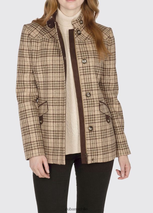 ropa cl Dubarry mujer chaqueta de tweed heatherbell Guijarro 4826BV688