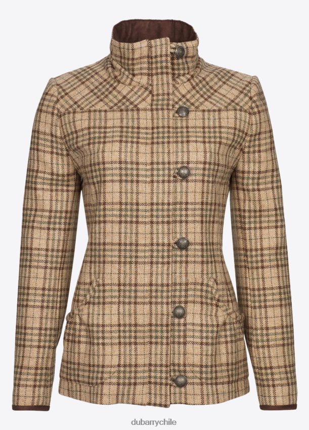 ropa cl Dubarry mujer chaqueta de tweed helecho Guijarro 4826BV652