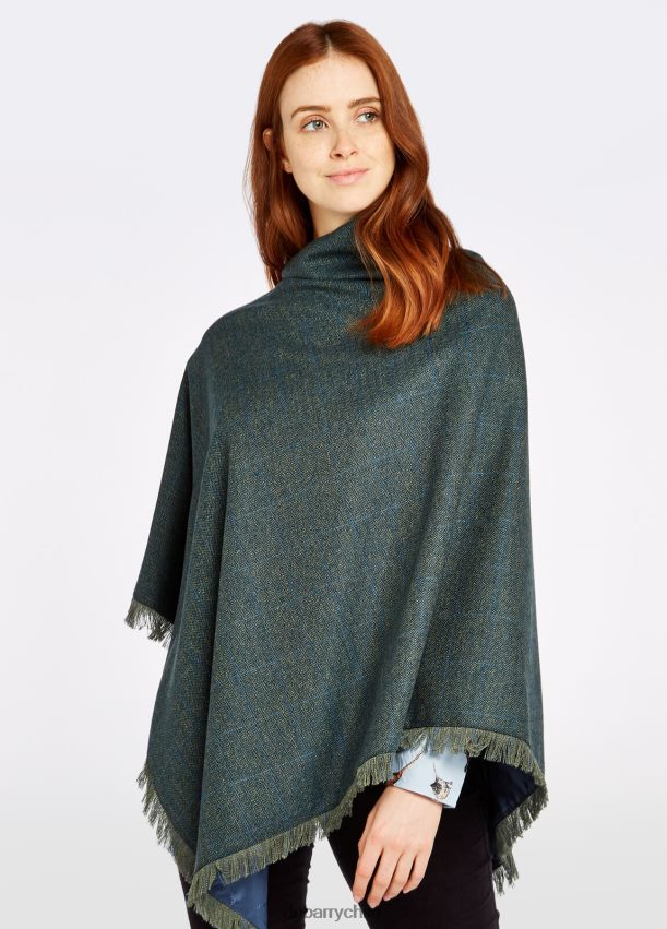 ropa cl Dubarry mujer poncho de tweed color avellana neblina 4826BV272