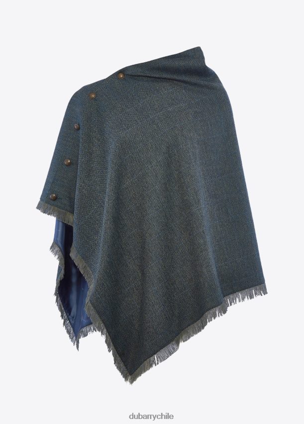 ropa cl Dubarry mujer poncho de tweed color avellana neblina 4826BV272