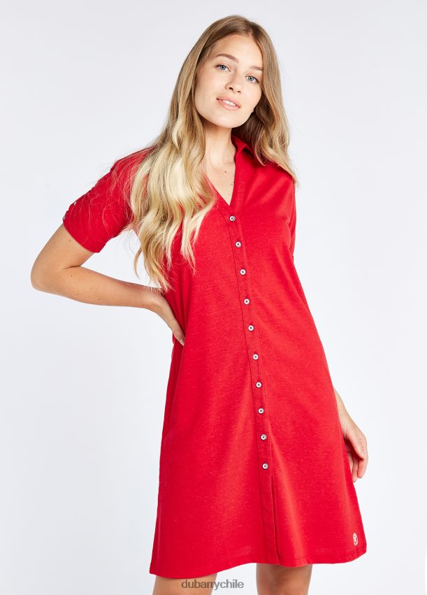 ropa cl Dubarry mujer vestido camisero druida cardenal 4826BV679 ropa cl Dubarry mujer vestido camisero druida cardenal 4826BV679